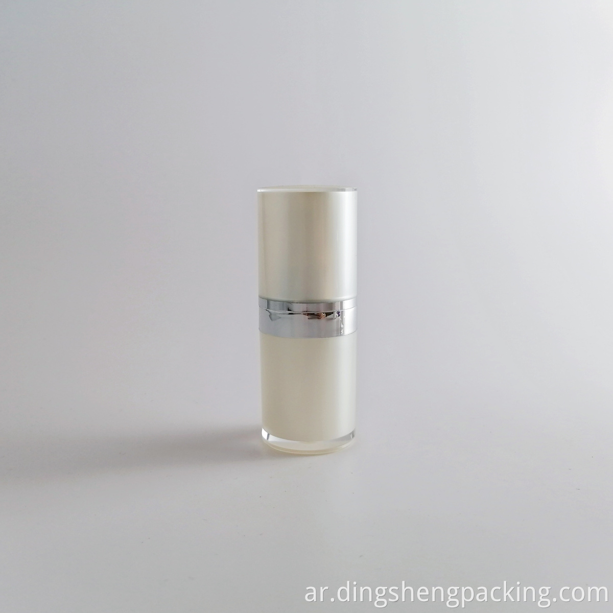 Cosmetic Packaging 15ml 30ml small white plastic cosmetic acrylic lotion bottle 50ml